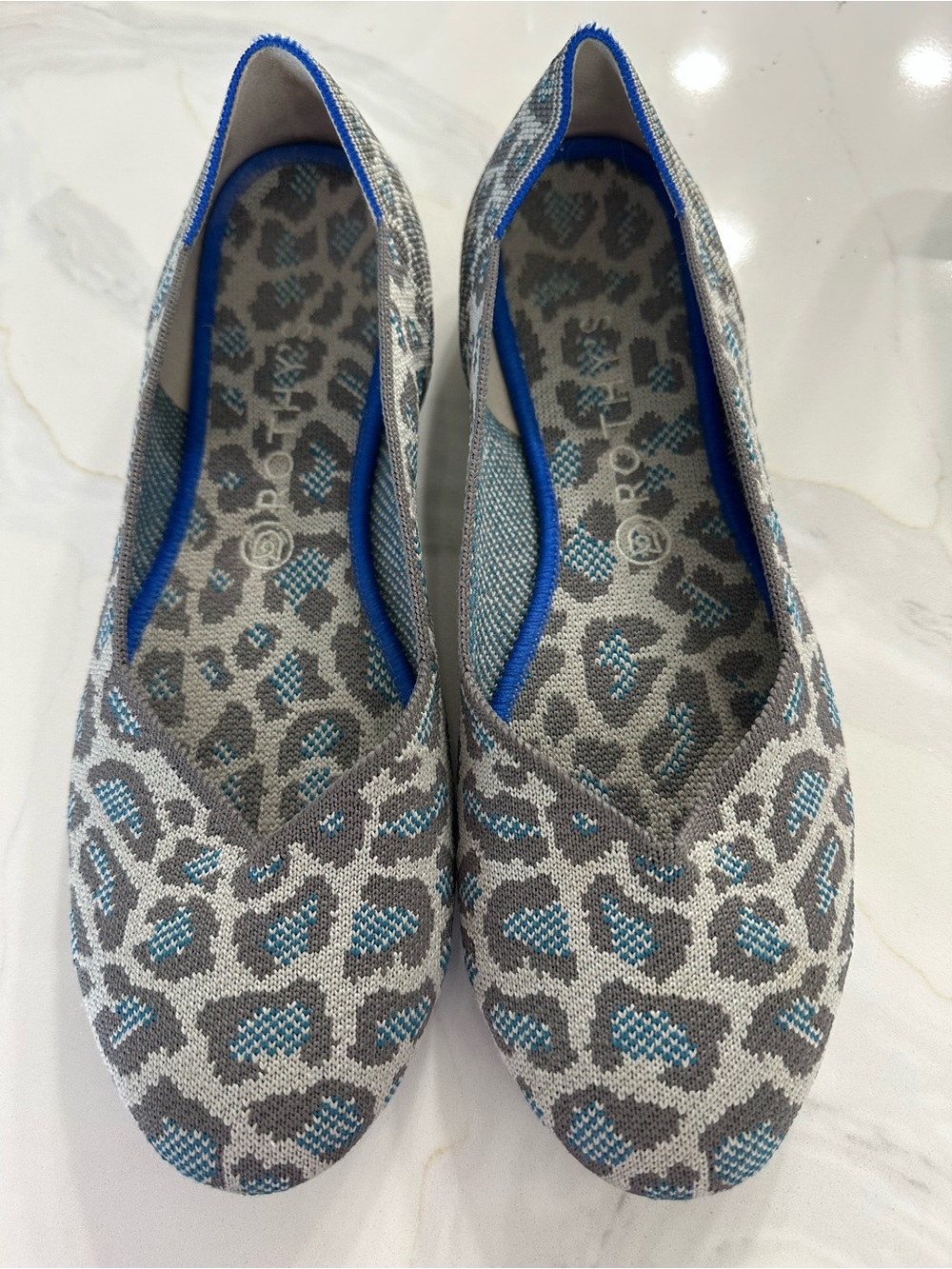 Rothy’s Leopard Knit Ballet Flats - Size 11